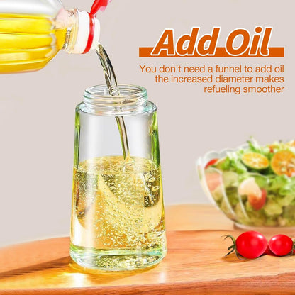 2-in-1 Glass Oil Sprayer and Dispenser - 16oz/470ml